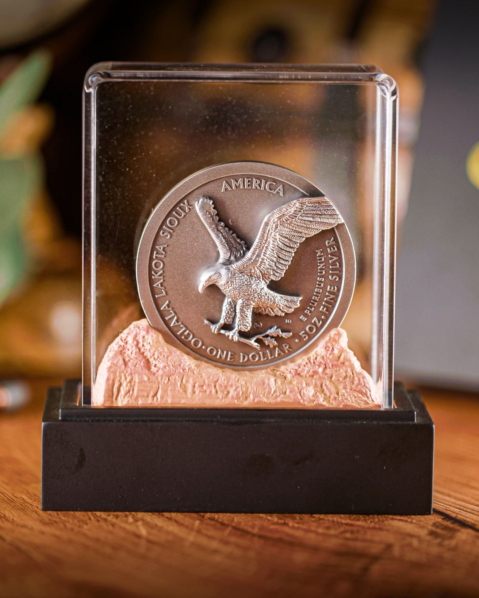 2025 5oz Silver Eagle Type 2 Beyond Relief "Coming to Life" Antique Mint State | Hand-Signed Certificate of Authenticity by Michael Gaudioso