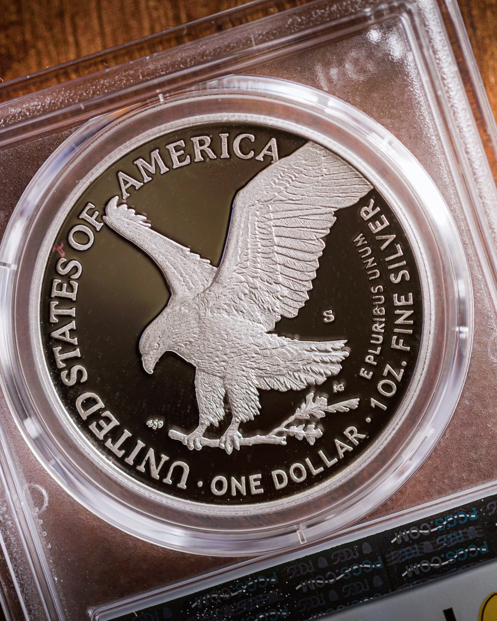 2025-S American Silver Eagle | First Day of Issue PCGS Certified PR70 Deep Cameo