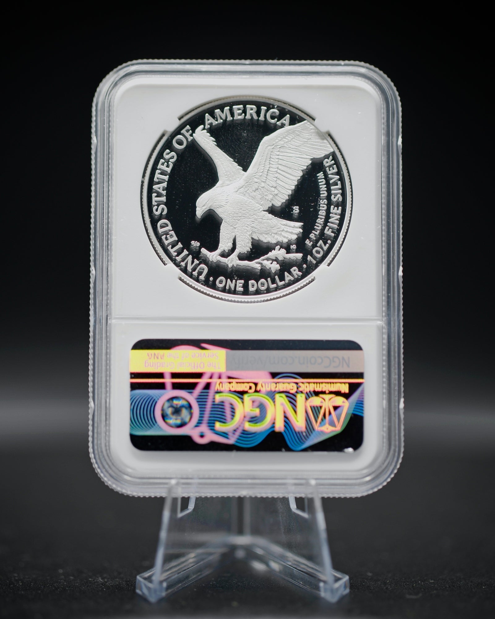 Add a Perfect-Grade Navy Privy Silver Eagle Today