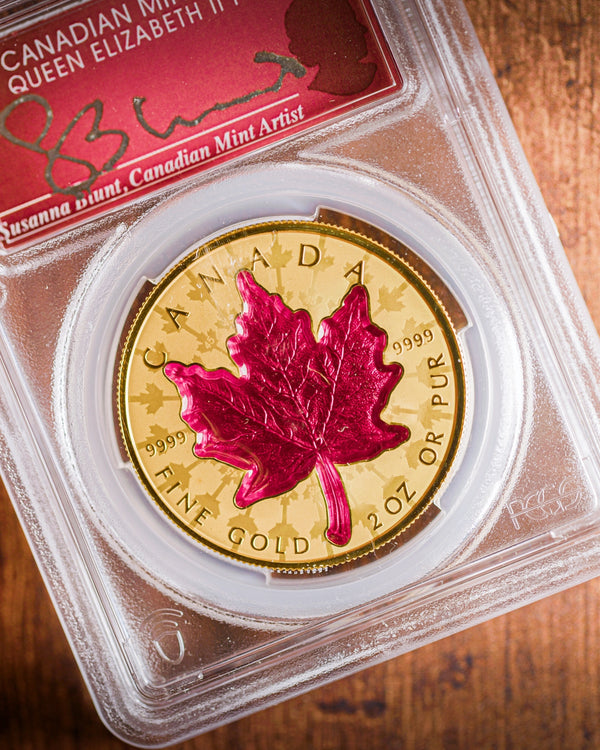 2024 Proud Maple 2 oz. Pure Gold Reverse Proof