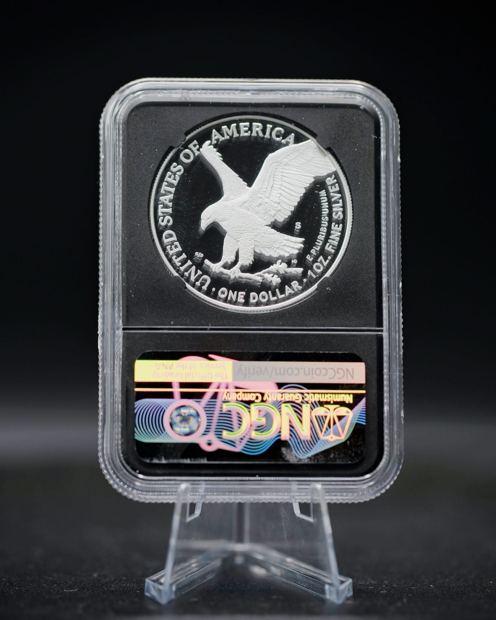 2025-W Navy 250th Anniversary Proof Silver Eagle PF70