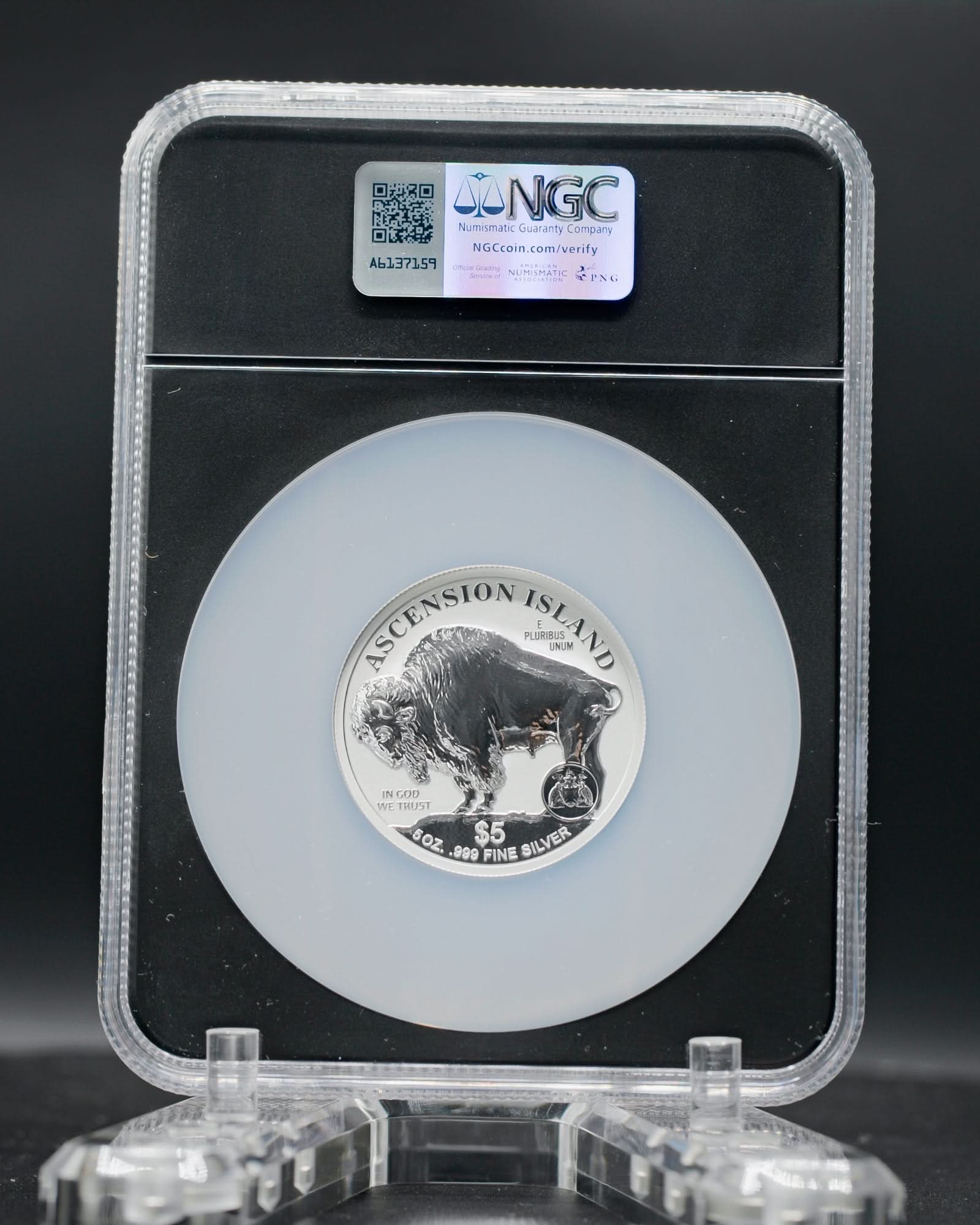 2026 $5 5oz Reverse Proof Buffalo Coin - Ultra-Rare 250th Anniversary Edition | Global Privy Reverse PF70 | Anna Cabral Autographed
