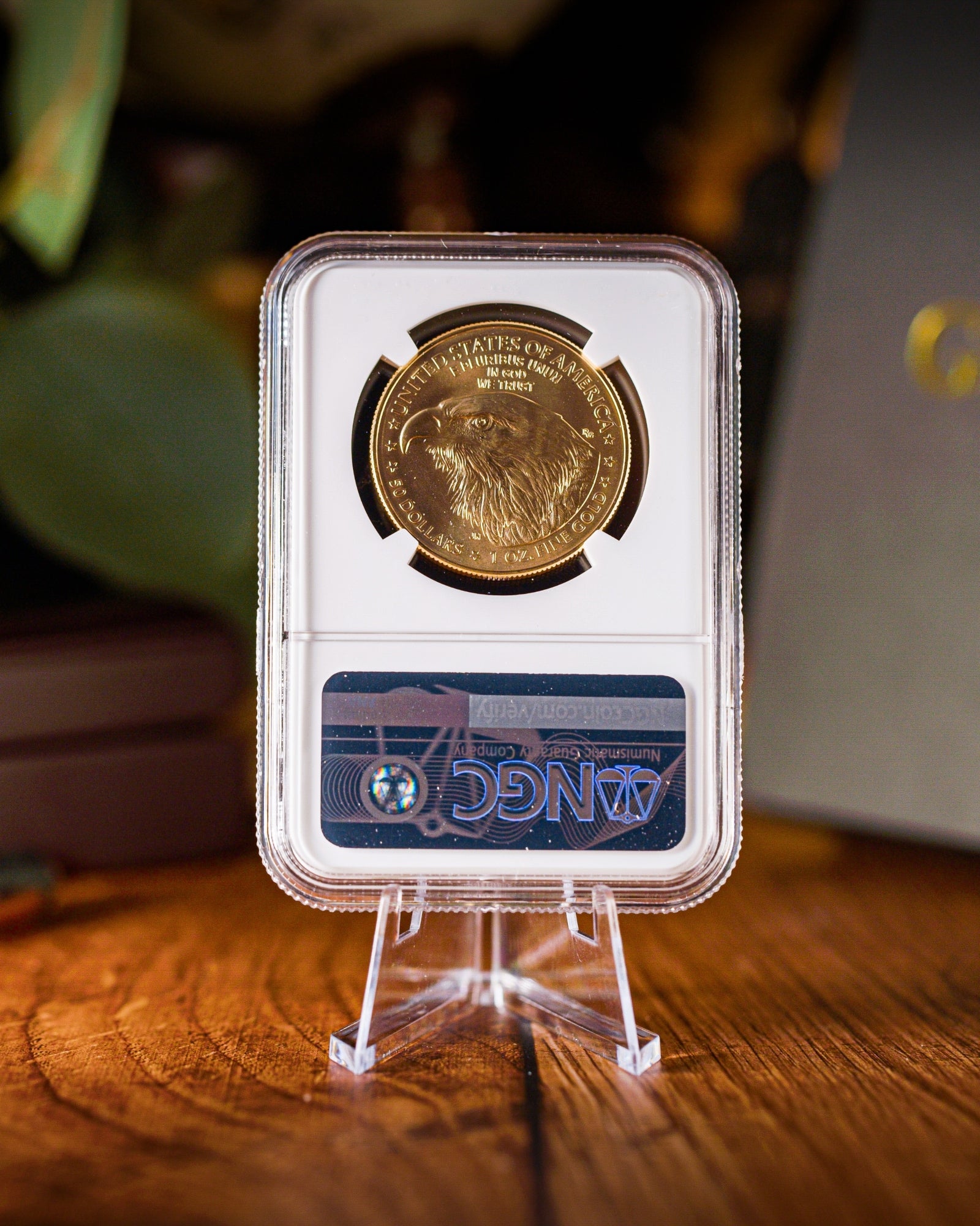 2026 $50 American Gold Eagle | MS70 First Day of Issue | Kenneth Bressett Autographed