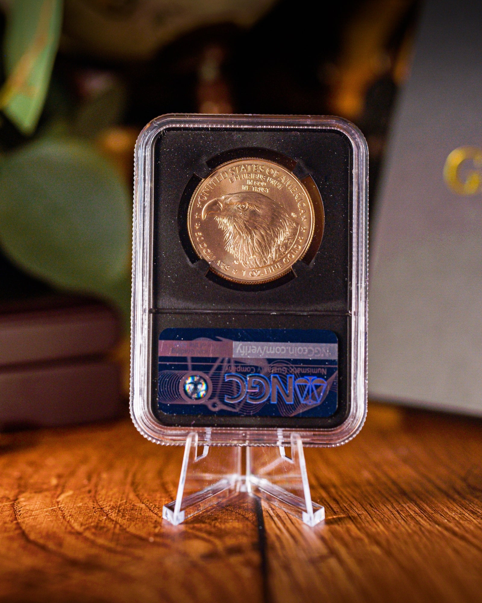 2026 $50 American Gold Eagle | MS70 First Day of Issue | Anna Escobedo Cabral Autographed