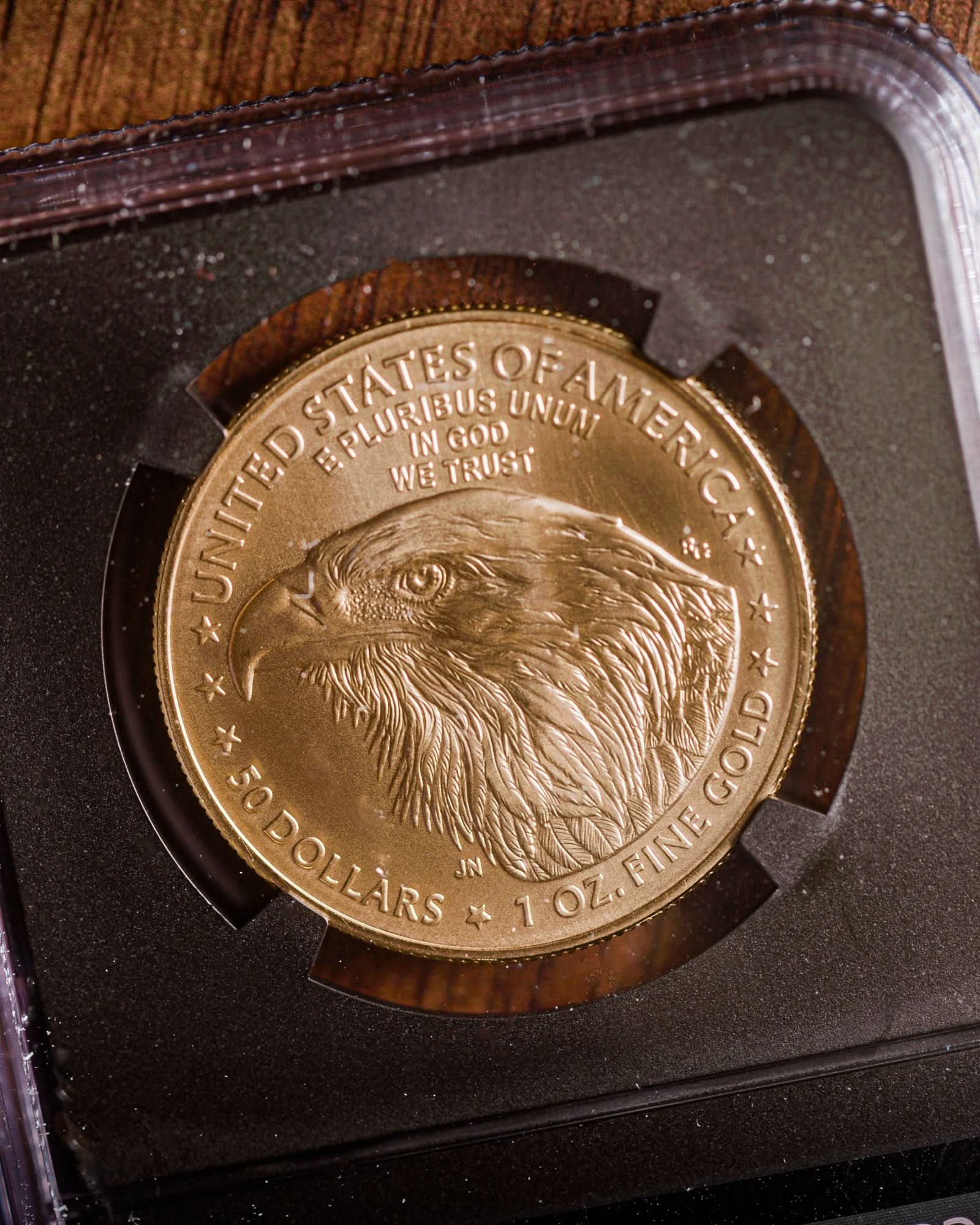2026 $50 American Gold Eagle | MS70 First Day of Issue | Anna Escobedo Cabral Autographed | Modern Numismatic Masterpieces Label