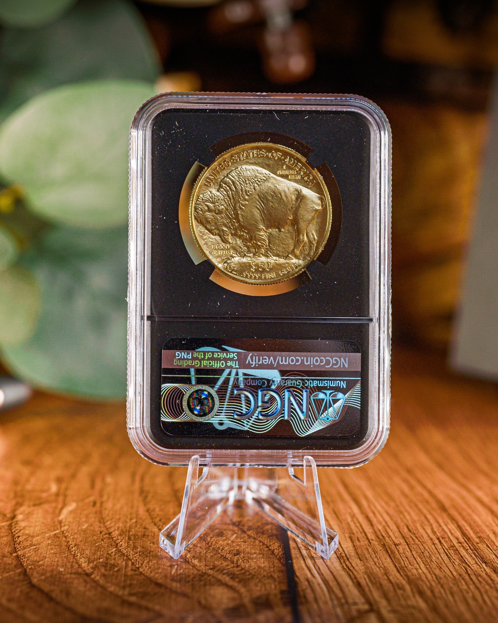 2026 $50 American Gold Buffalo | MS70 First Day of Issue | Anna Escobedo Cabral Autographed | Modern Numismatic Masterpieces Label