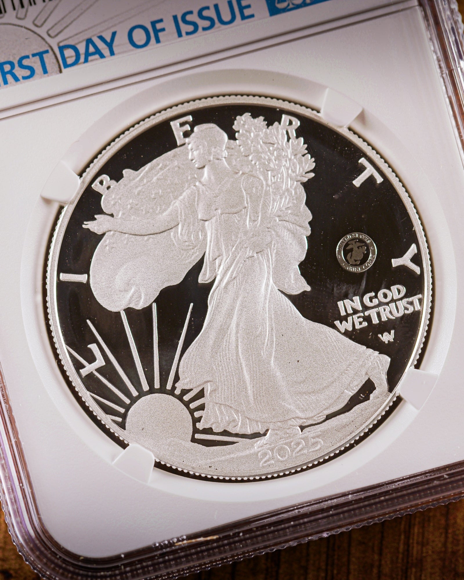 2025 Marine Corps Proof Silver Eagle PF70