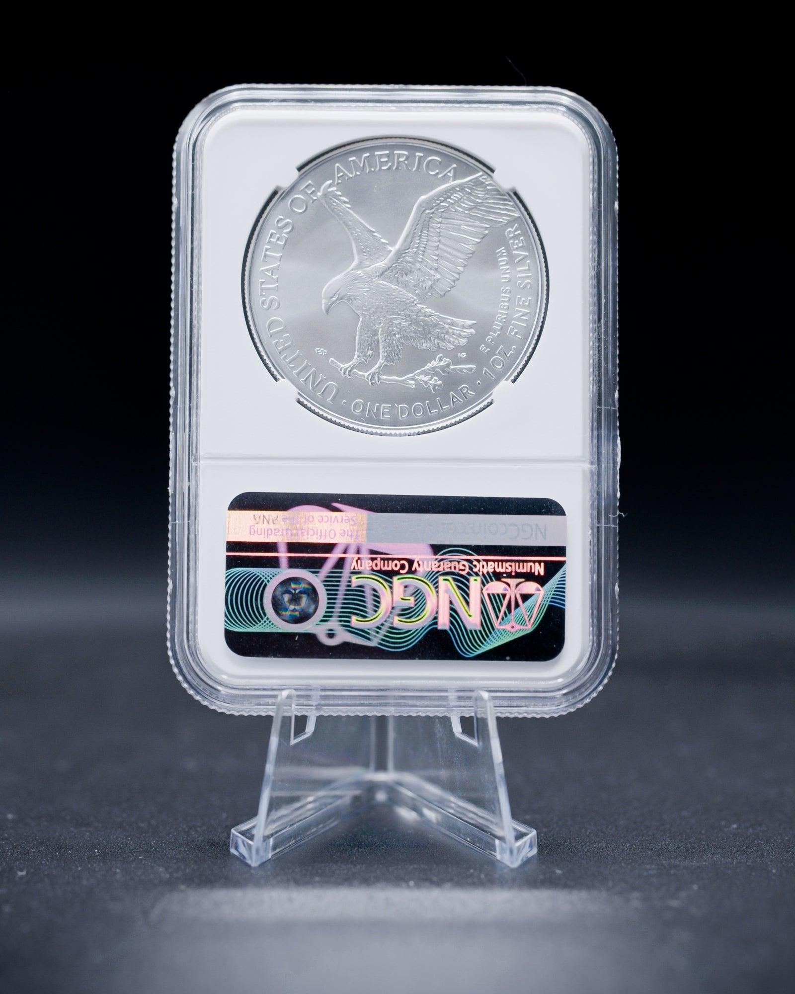 2026 $1 American Silver Eagle | MS70 First Day of Issue | Kenneth Bressett Autographed