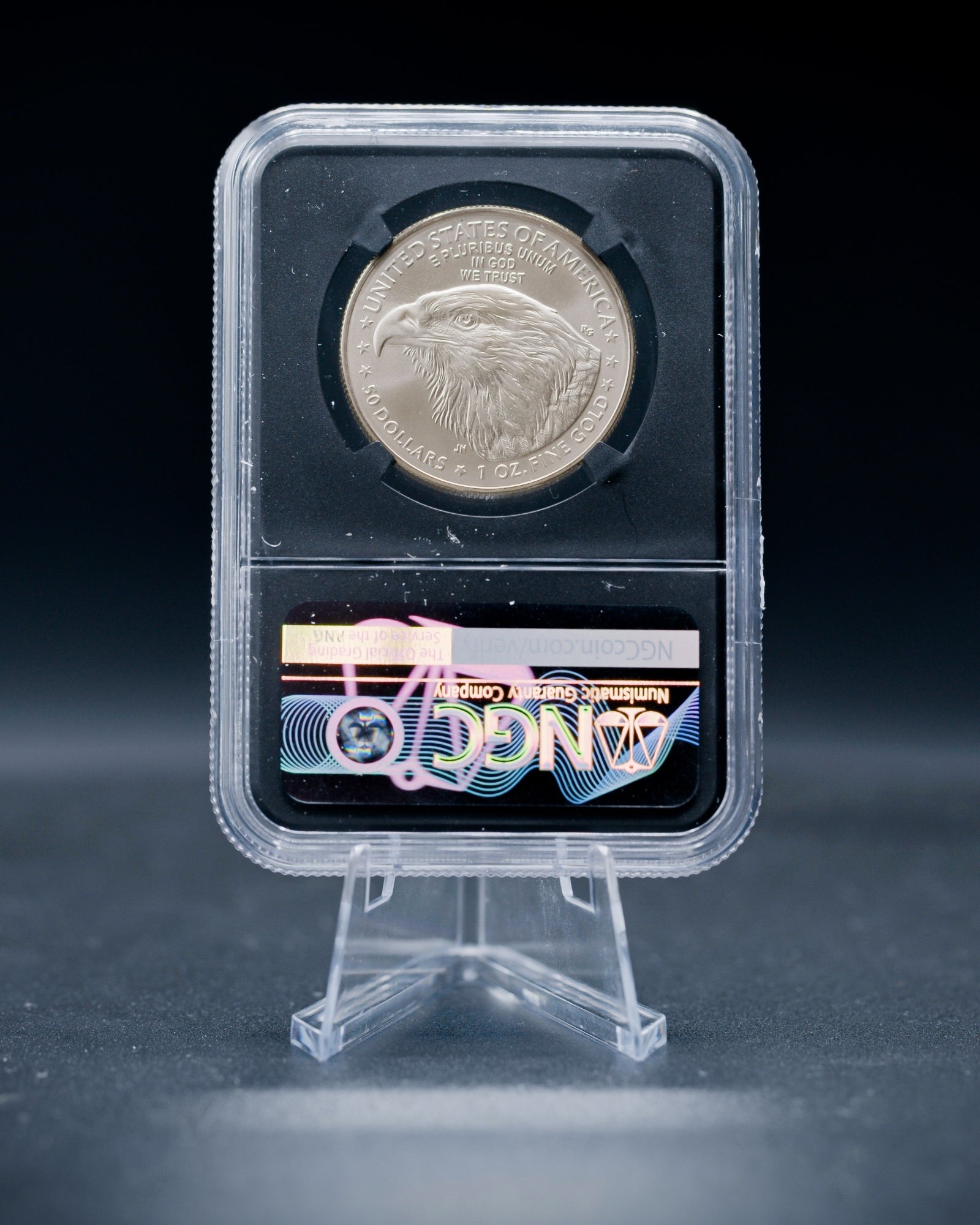 2026 $50 American Gold Eagle | MS70 First Day of Issue | Anna Escobedo Cabral Autographed | Modern Numismatic Masterpieces Label