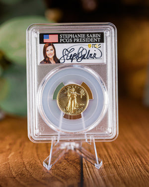 2026 $10 American Gold Eagle | MS70 First Day of Issue | Stephanie Sabin Autographed