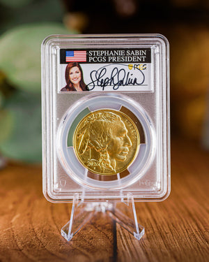 2026 $50 American Gold Buffalo | MS70 First Day of Issue | Stephanie Sabin Autographed