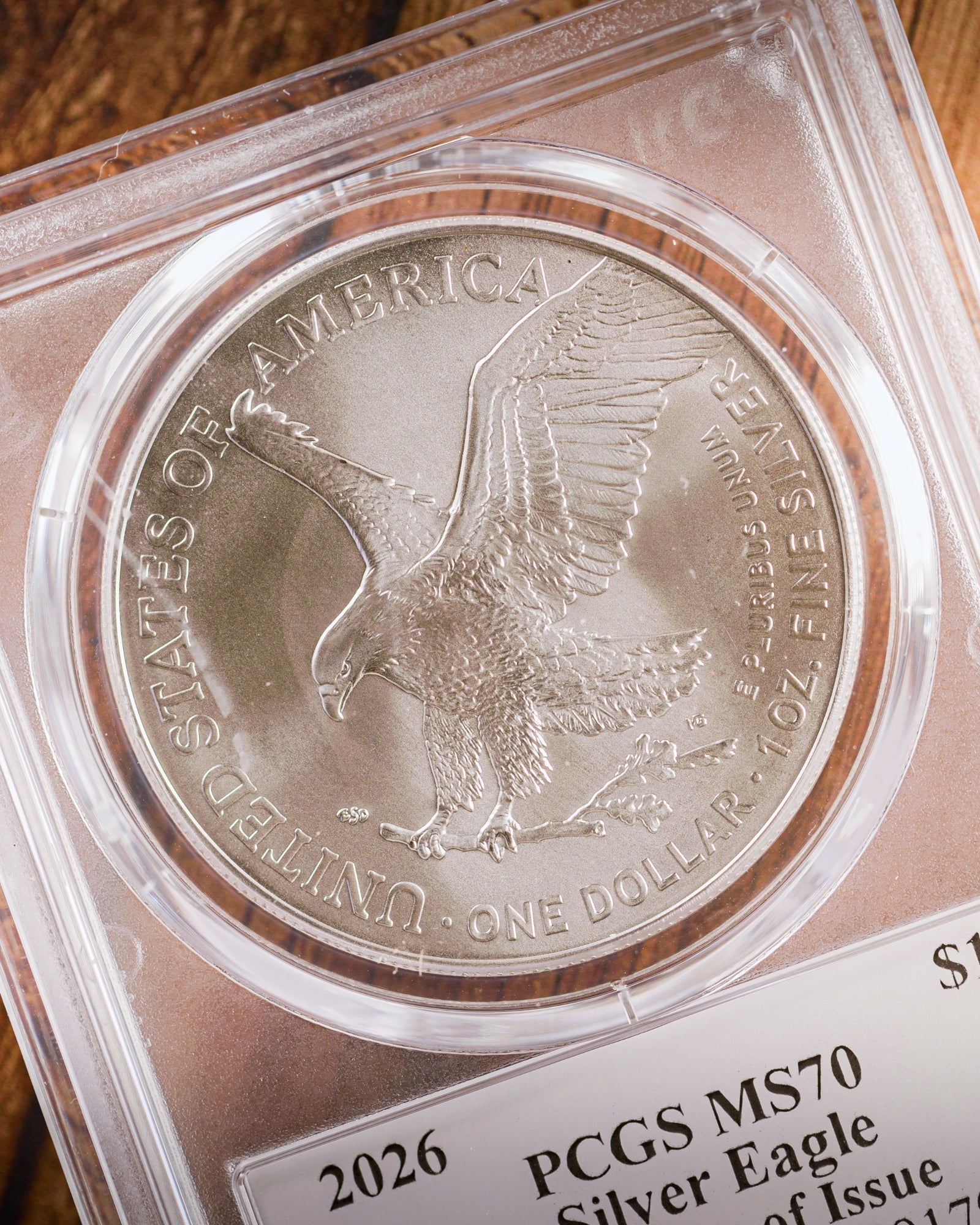 2026 $1 American Silver Eagle | MS70 First Day of Issue | Stephanie Sabin Autographed