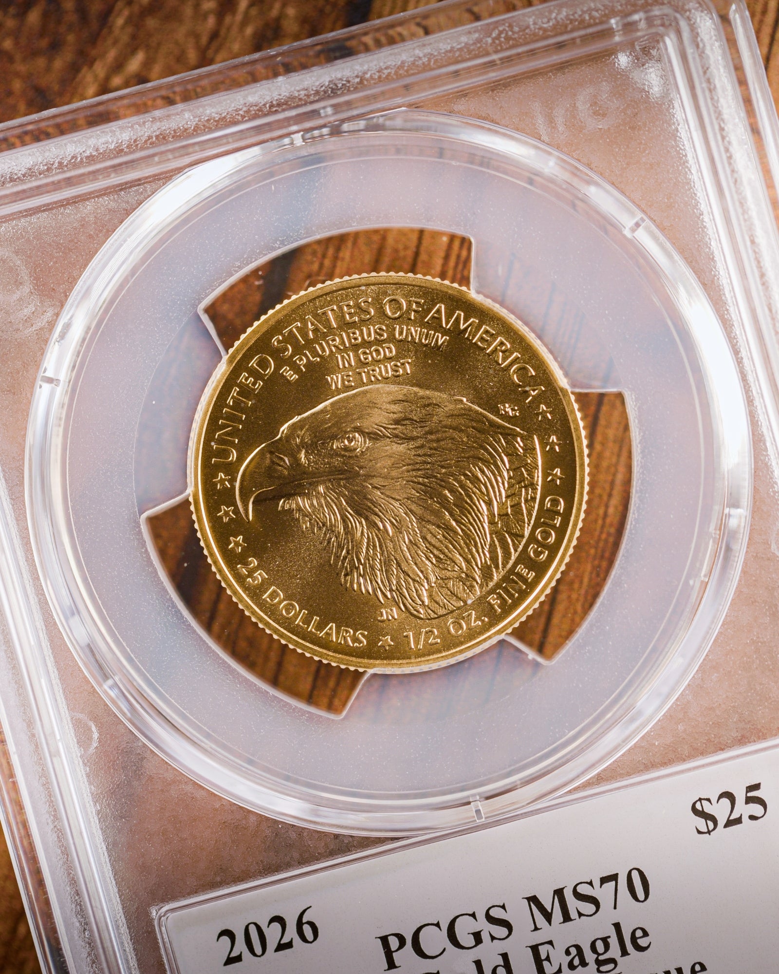 2026 1/2 oz American Gold Eagle | MS70 First Day of Issue | Stephanie Sabin Autographed