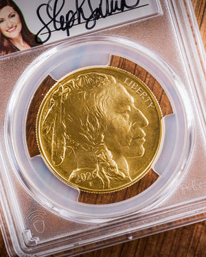 2026 $50 American Gold Buffalo | MS70 First Day of Issue | Stephanie Sabin Autographed