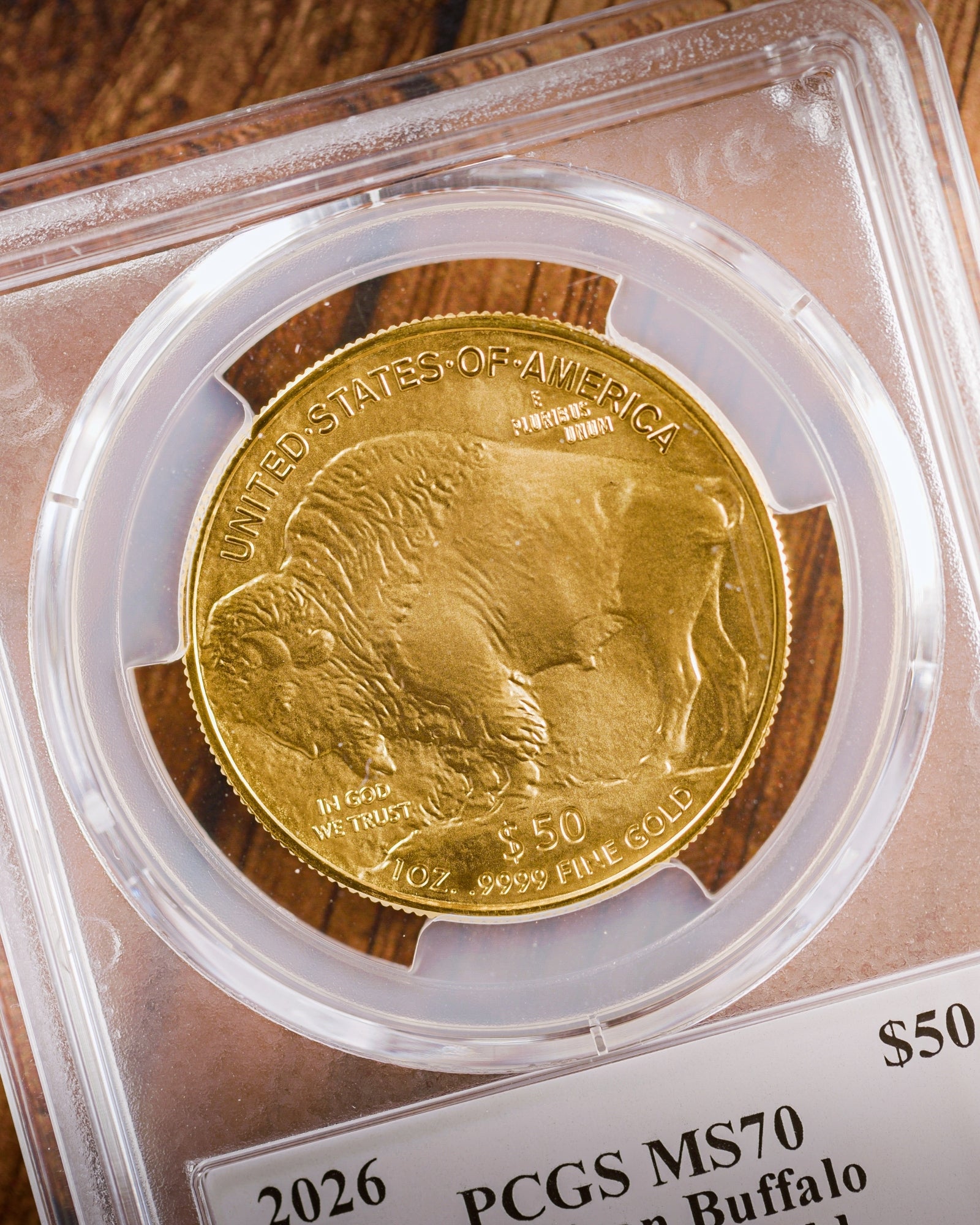 2026 1 oz American Gold Buffalo | MS70 First Day of Issue | Stephanie Sabin Autographed