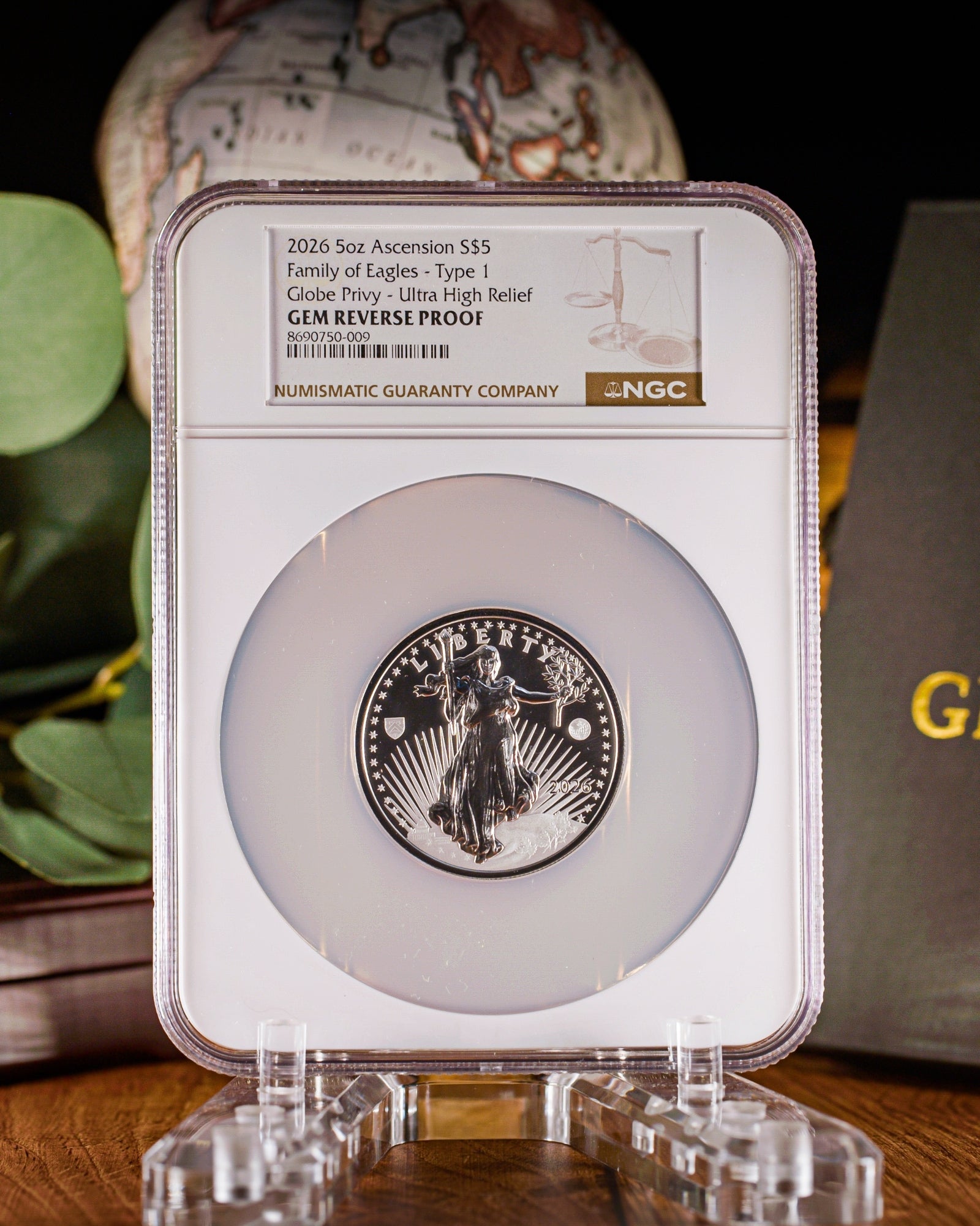 2026 5 oz Silver Ultra High Relief "Family of Eagles" Type 1 | 250th Anniversary Edition Global Privy | NGC Gem Reverse Proof