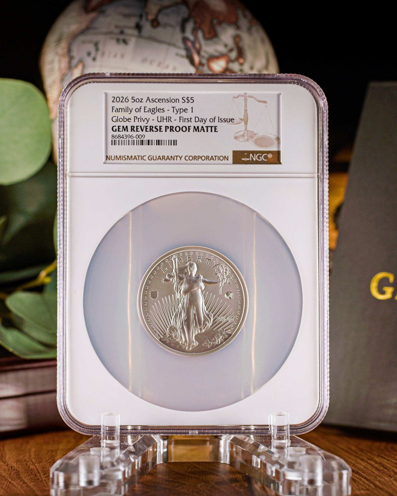 2026 5 oz Silver Ultra High Relief "Family of Eagles" Type 1 | First Day of Issue NGC Gem Reverse Proof Matte