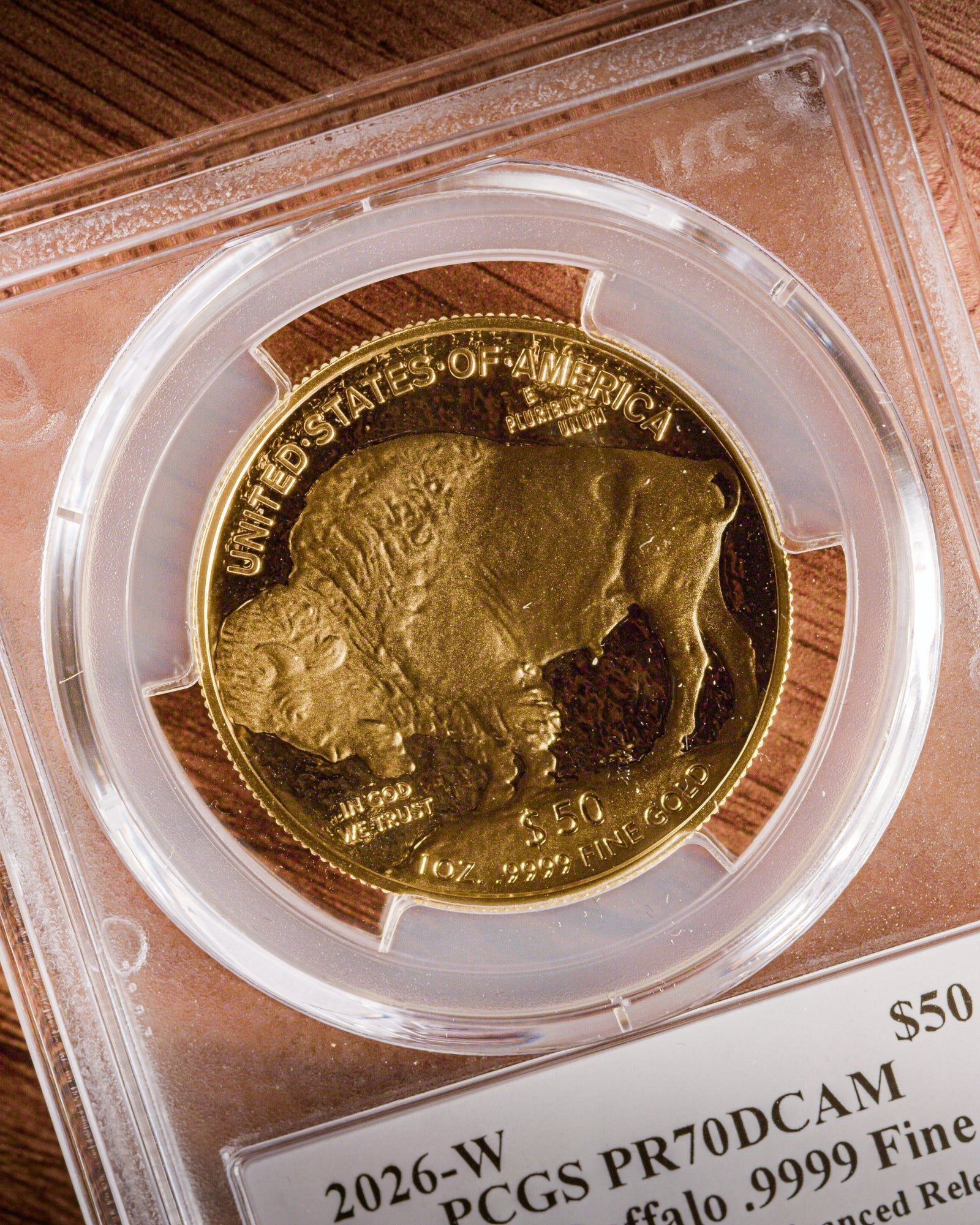 2026 W 1 oz Liberty Bell Privy 250th Anniversary Gold Buffalo Advanced Release | PCGS PR70 Deep Cameo | Stephanie Sabin Autographed