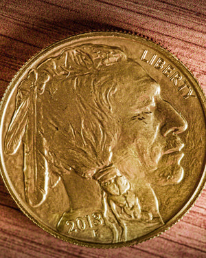 1 oz American Gold Buffalo | Raw | Random Year