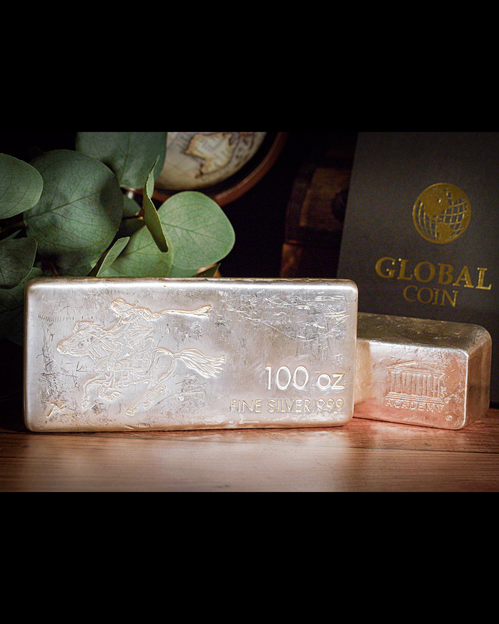 100 oz Silver Bar | Raw | .999 Fine Silver
