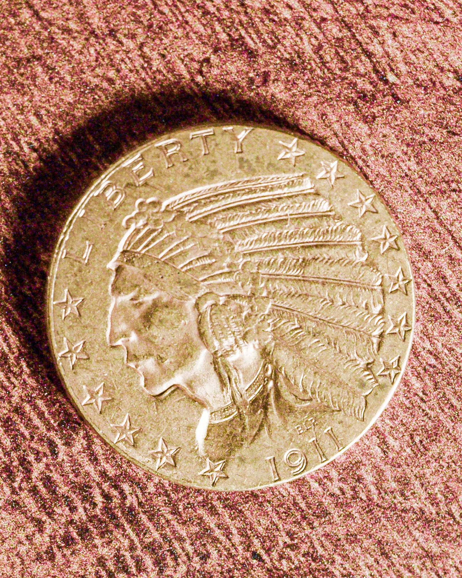 1/10 oz Gold Indian Head Quarter Eagle | Incused Design | Raw | Random Date