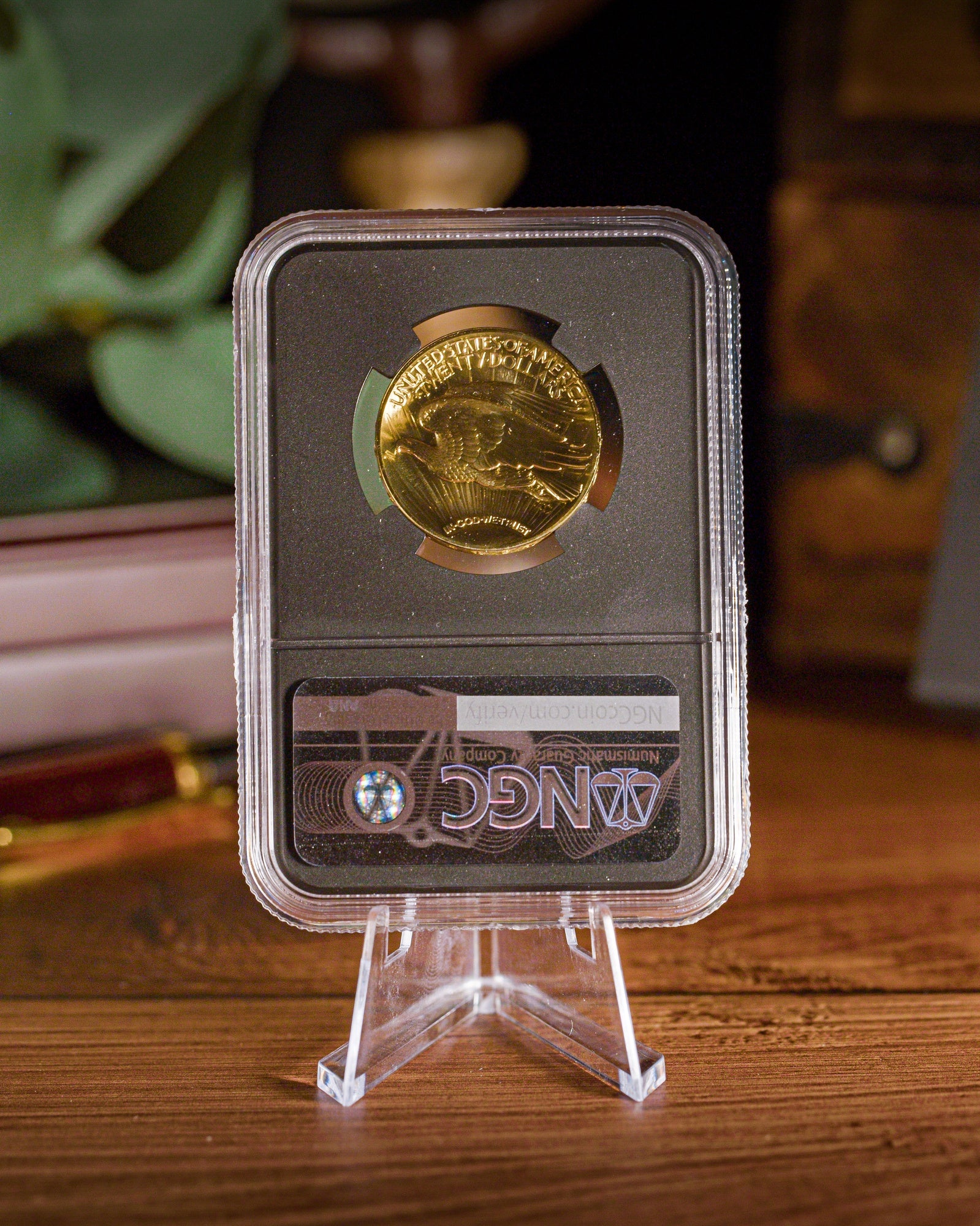 2009 Gold Ultra High Relief | NGC Modern Numismatic Masterpieces | Anna Escobedo Cabral Autographed MS70
