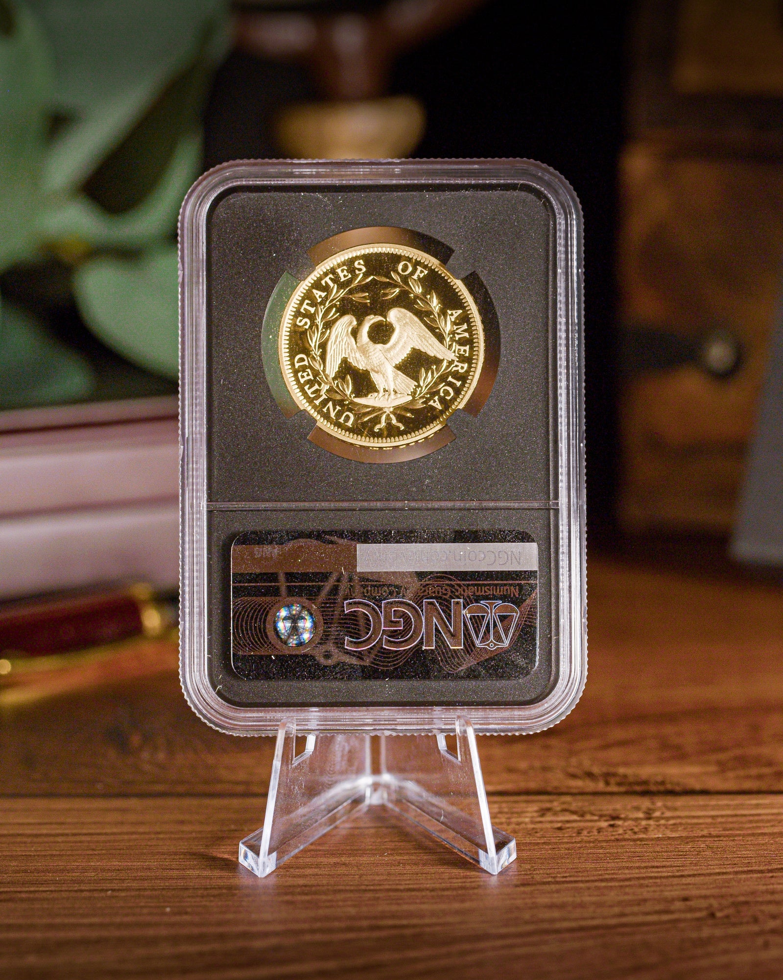 2024 High Relief Flowing Hair Gold "23O ANN" | NGC "Modern Numismatic Masterpieces" PF70 | Anna Cabral Autographed