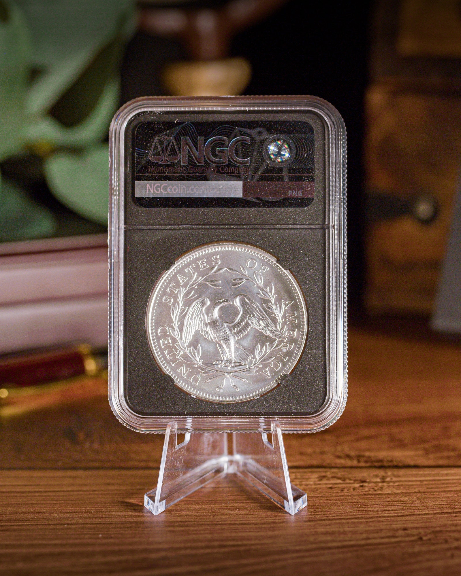 2024 High Relief Flowing Hair Silver "23O ANN" | NGC "Modern Numismatic Masterpieces" MS70 | Anna Cabral Autographed
