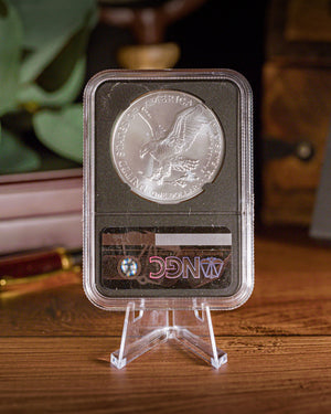 2025 "Eagle Privy" Silver "1 OF 50,000" | NGC "Modern Numismatic Masterpieces" MS70 | Anna Cabral Autographed