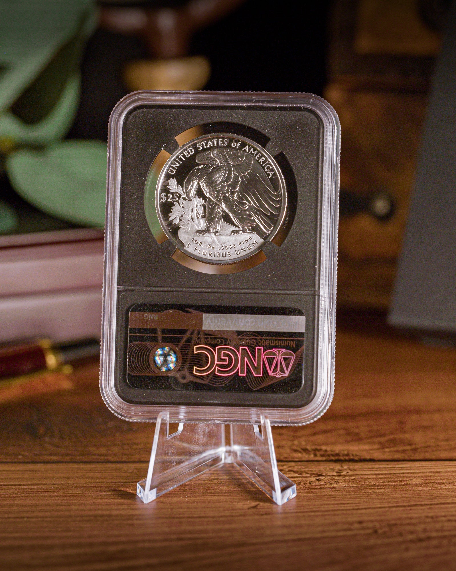 2024 Palladium American Eagle | NGC Modern Numismatic Masterpieces | Anna Escobedo Cabral Autographed PF70