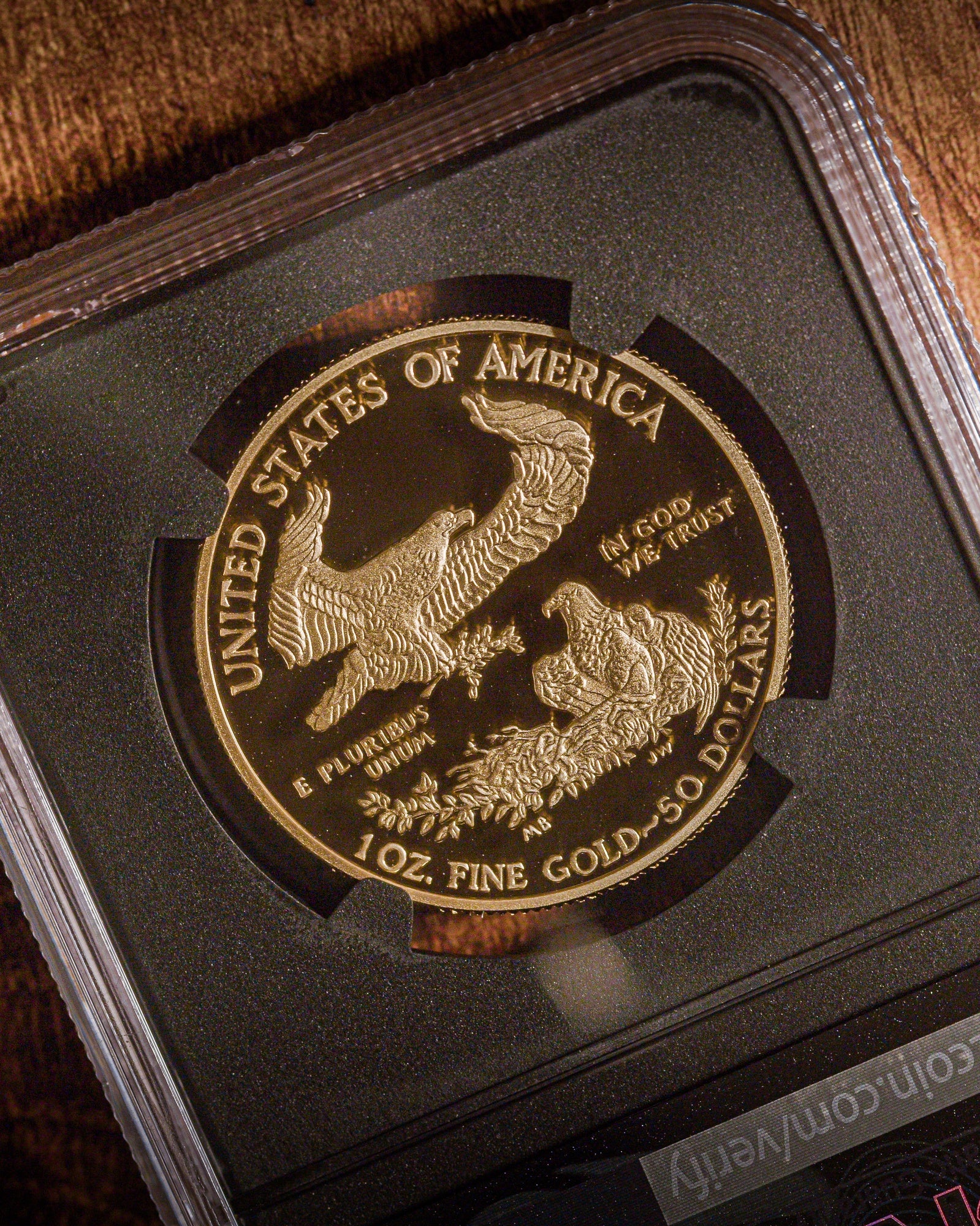 2020-W Gold American Eagle | V75 Privy Mark | NGC Modern Numismatic Masterpieces | Anna Escobedo Cabral Autographed PR70