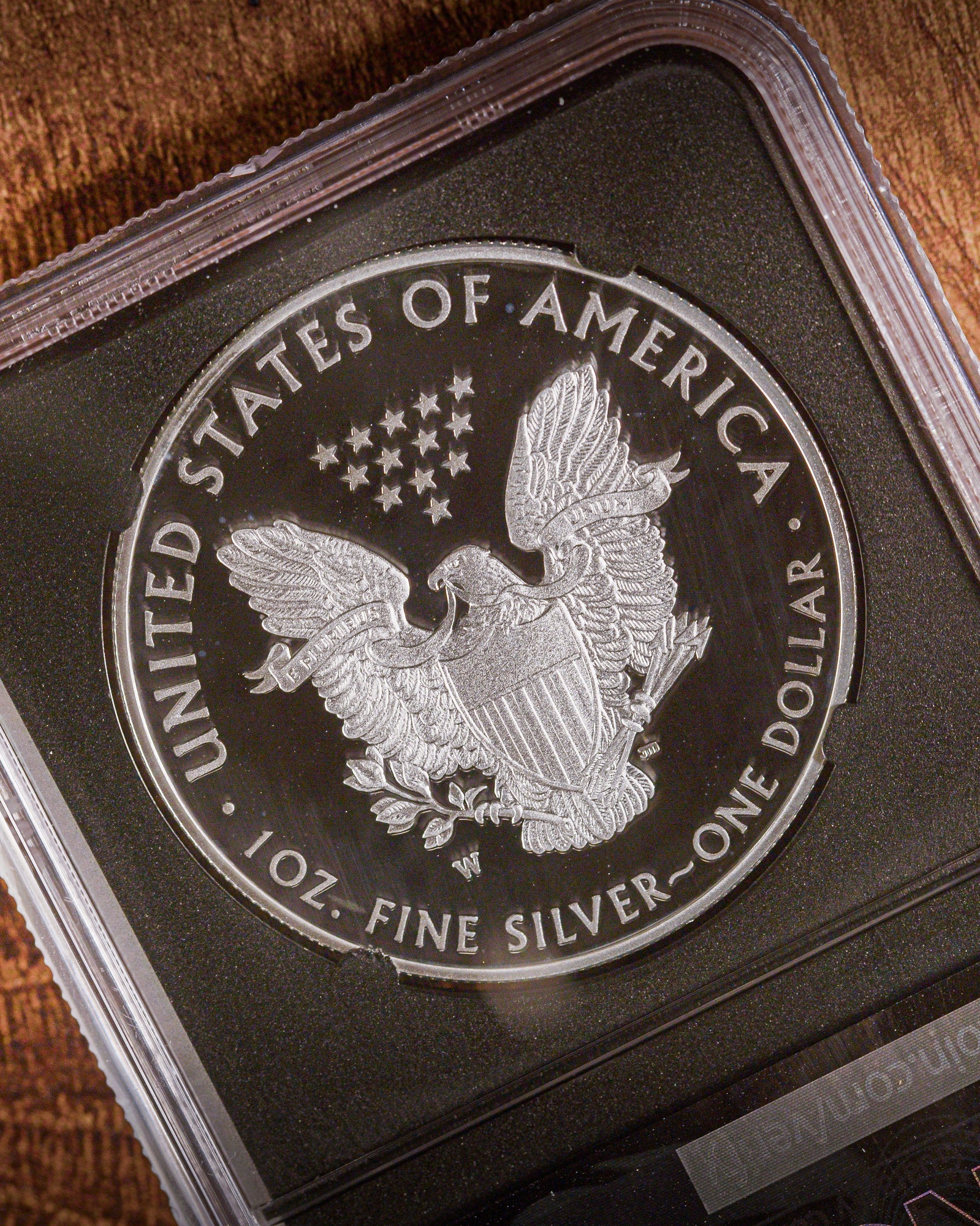 2020-W Silver American Eagle | V75 Privy Mark | NGC Modern Numismatic Masterpieces | Anna Escobedo Cabral Autographed PR70