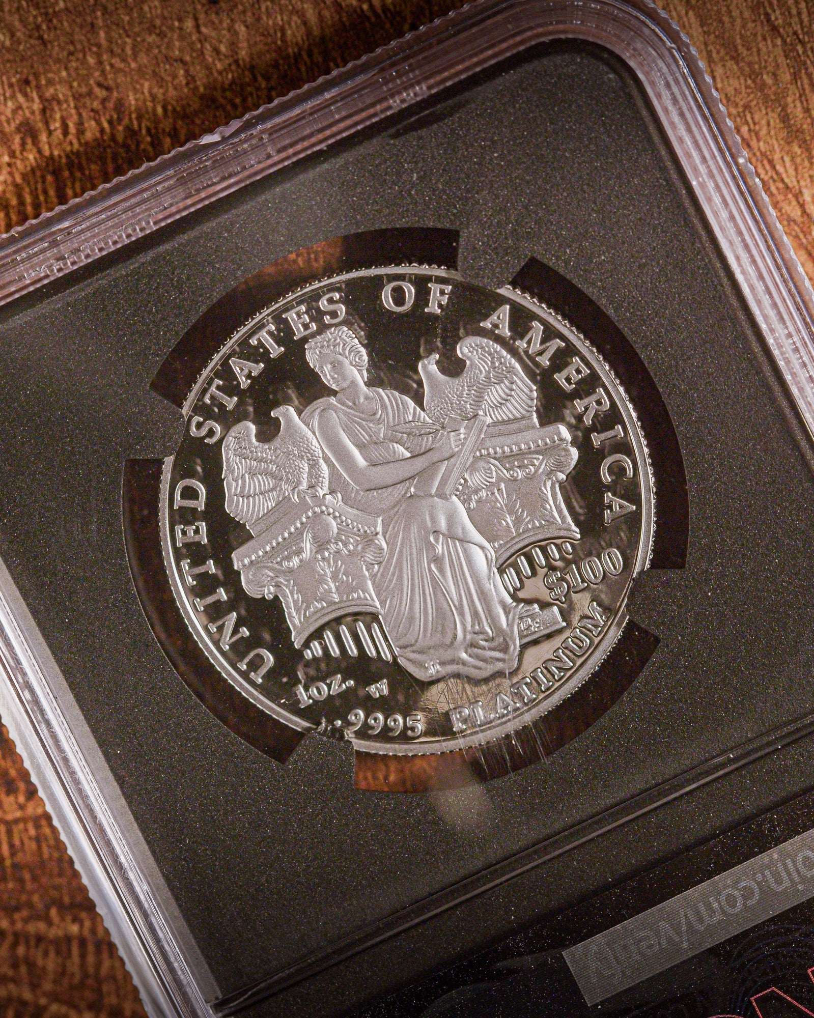 2006 Platinum American Eagle | NGC Modern Numismatic Masterpieces | Anna Escobedo Cabral Autographed PF70