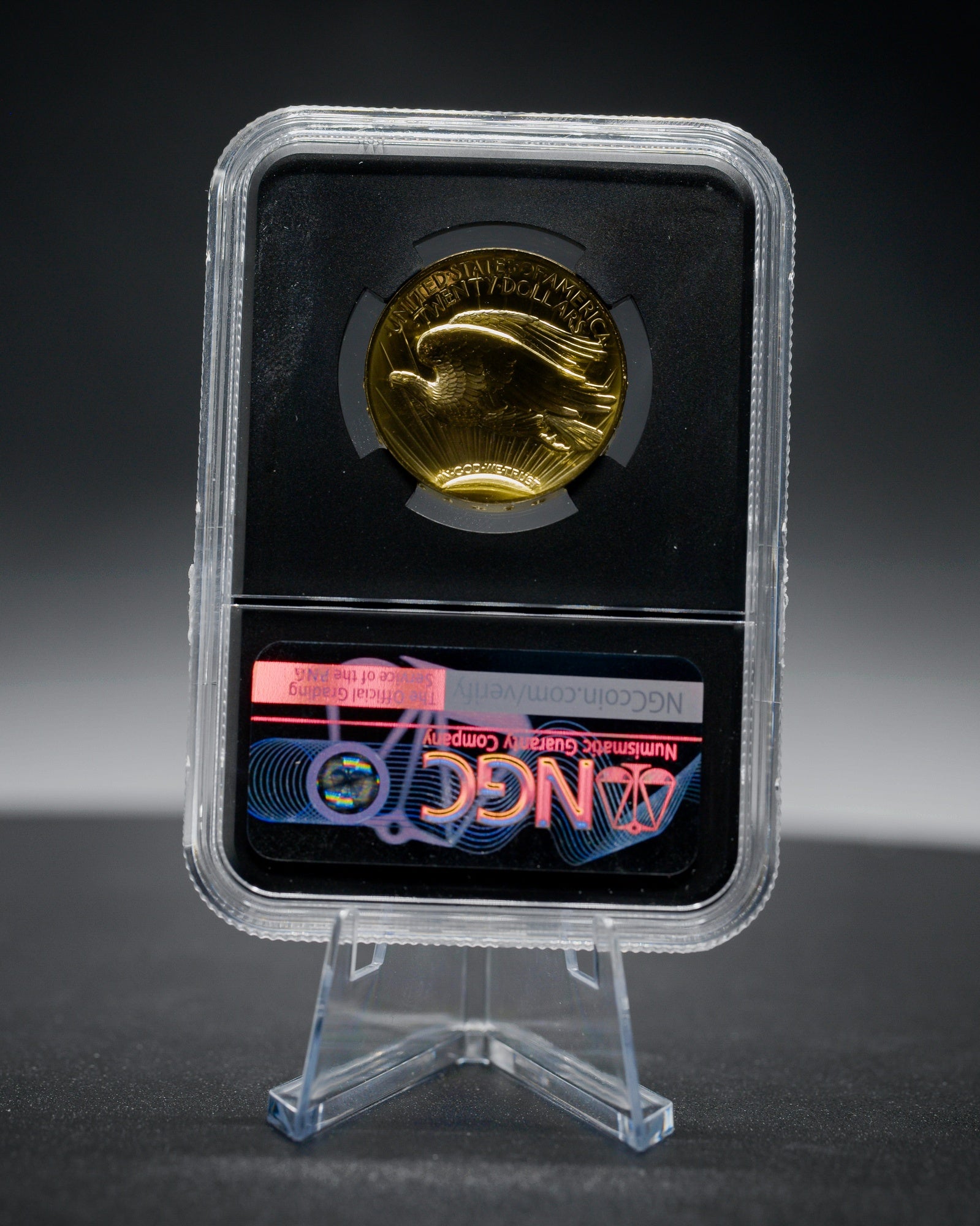 2009 Gold Ultra High Relief | NGC Modern Numismatic Masterpieces | Anna Escobedo Cabral Autographed MS70