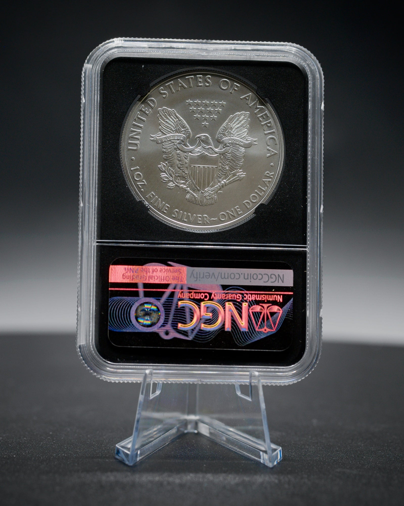 2021-P Silver Eagle | Type 1 Emergency Issue | NGC Modern Numismatic Masterpieces | Anna Escobedo Cabral Autographed MS70