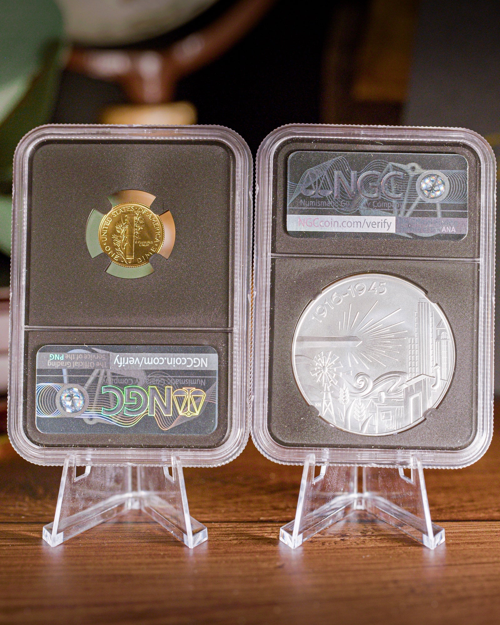 2026-W Gold $0.10 Mercury Dime + Silver Mercury Medal | 2-Piece NGC SP70 Advance Release | Cabral Autographed | Best of the Mint