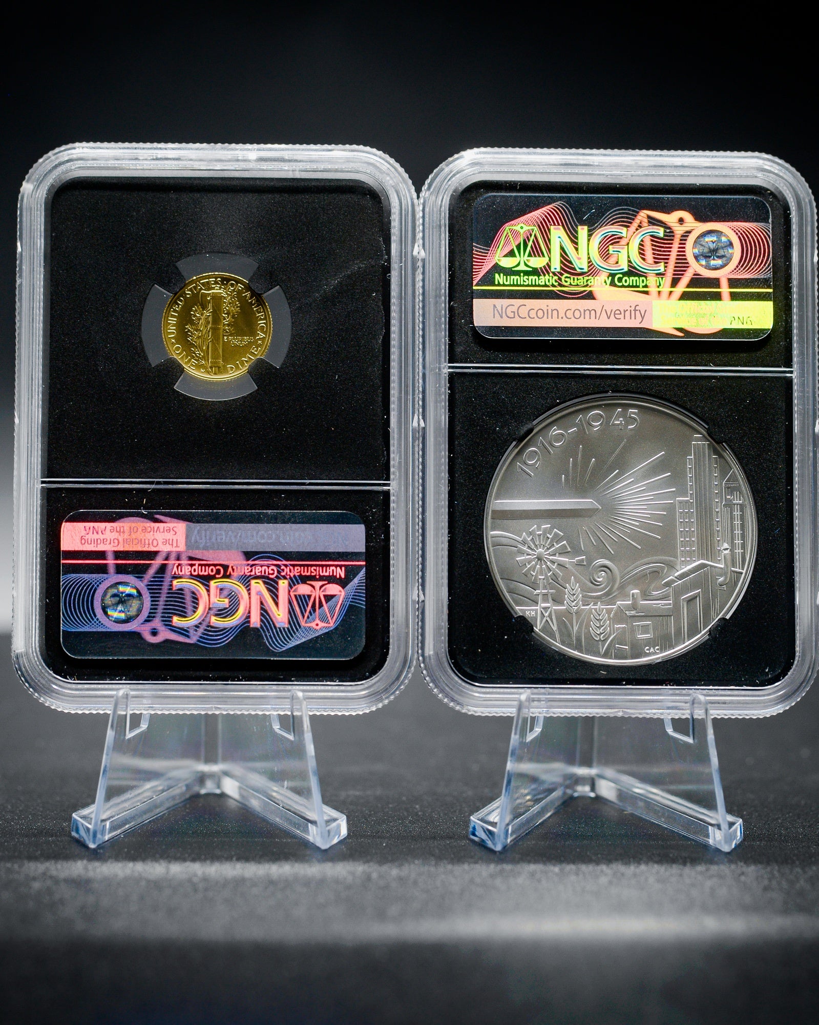 2026-W Gold $0.10 Mercury Dime + Silver Mercury Medal | 2-Piece NGC SP70 Advance Release | Cabral Autographed | Best of the Mint