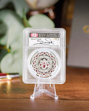 2026 Canada Crown Jewels: Tribute to the 100th Anniversary of the Birth of Queen Elizabeth II 1 oz Silver PCGS Gem Proof Advanced Release Steven Rosati Autographed