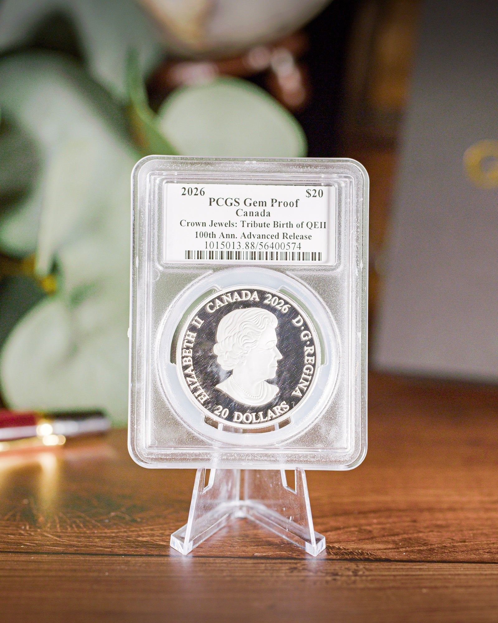 2026 Canada Crown Jewels: Tribute to the 100th Anniversary of the Birth of Queen Elizabeth II 1 oz Silver PCGS Gem Proof Advanced Release Steven Rosati Autographed