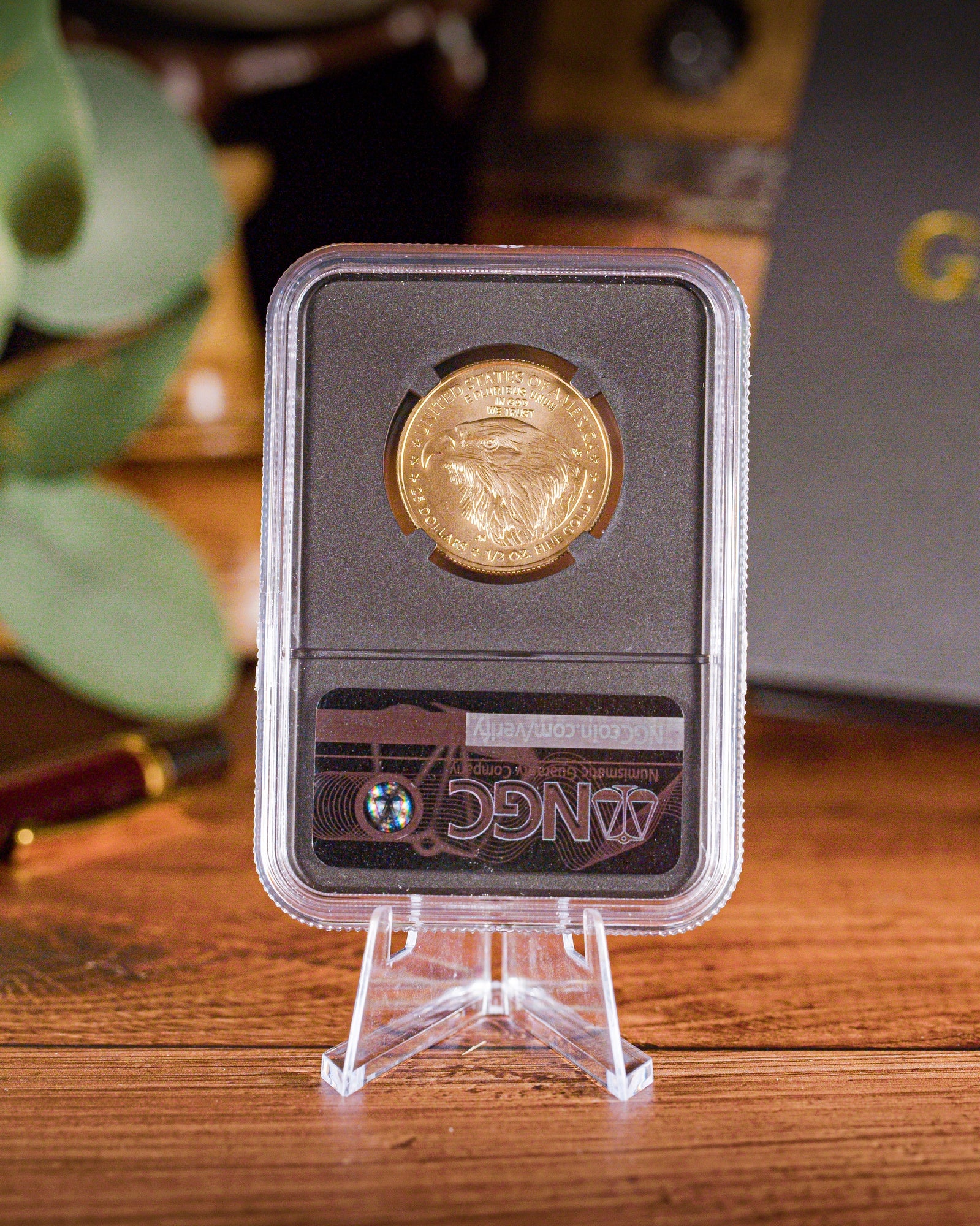 2026 1/2 oz American Gold Eagle | MS70 First Day of Issue | Anna Escobedo Cabral Autographed | Modern Numismatic Masterpieces Label