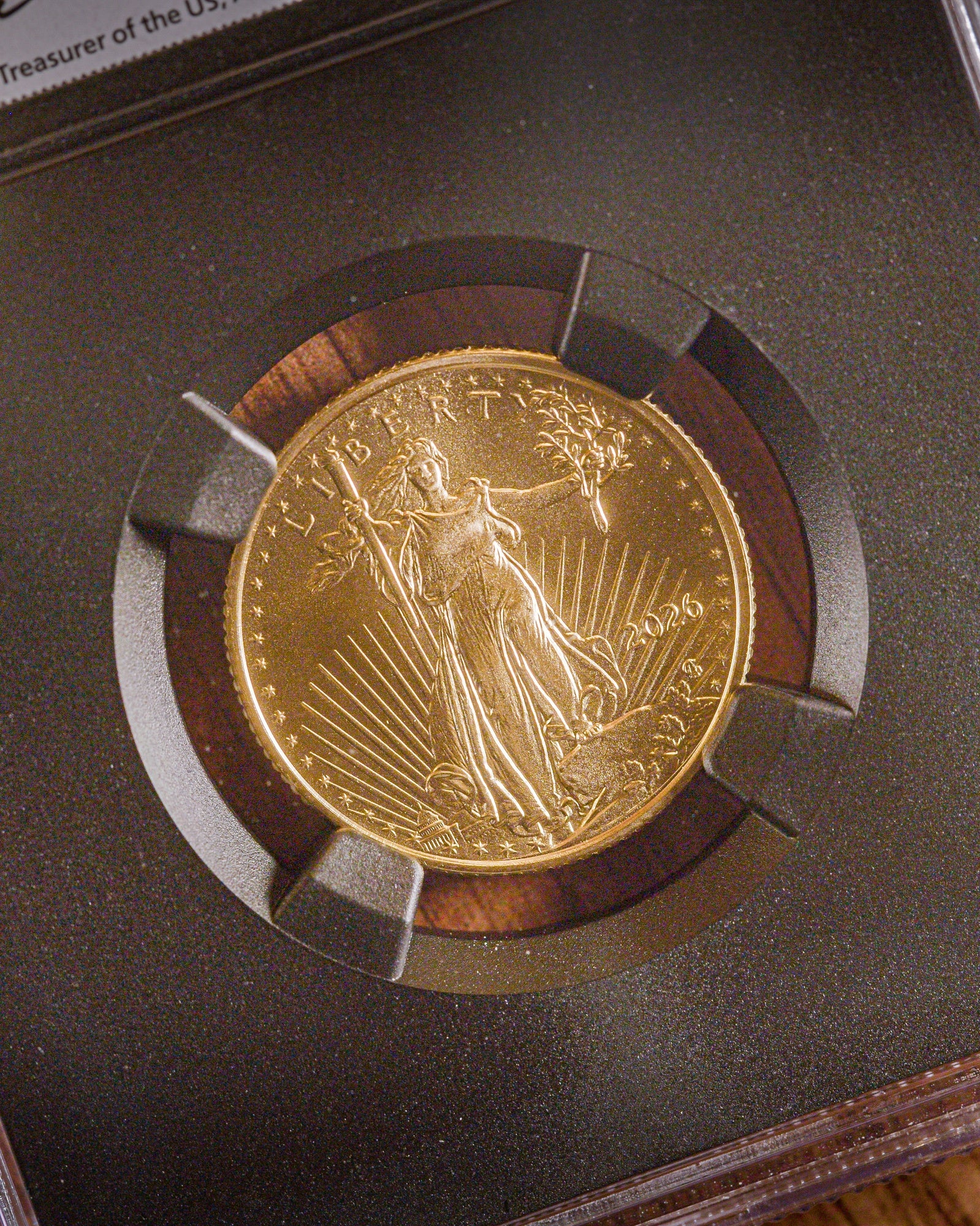 2026 1/4 oz American Gold Eagle | MS70 First Day of Issue | Anna Escobedo Cabral Autographed