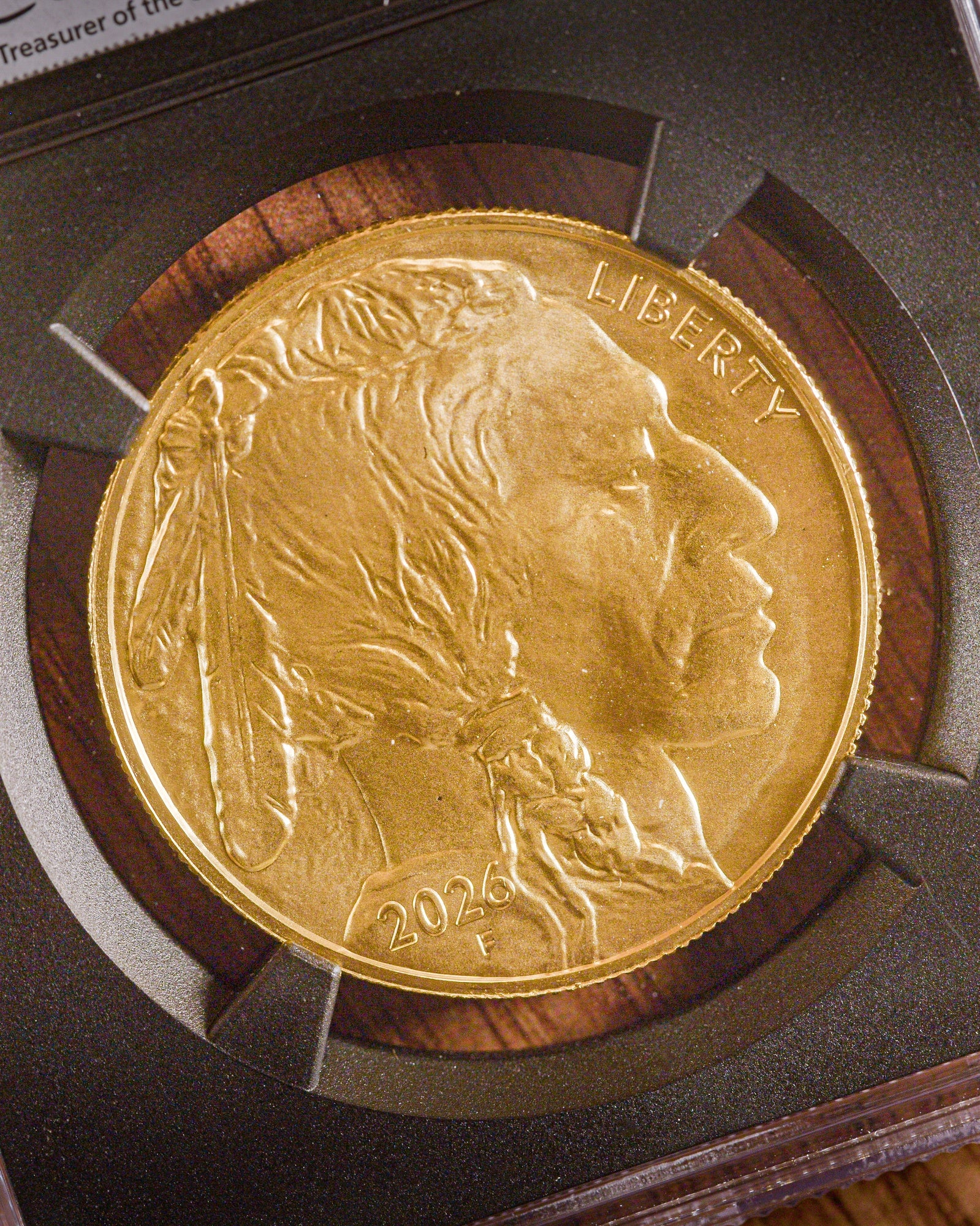 2026 1 oz American Gold Buffalo | MS70 First Day of Issue | Anna Escobedo Cabral Autographed