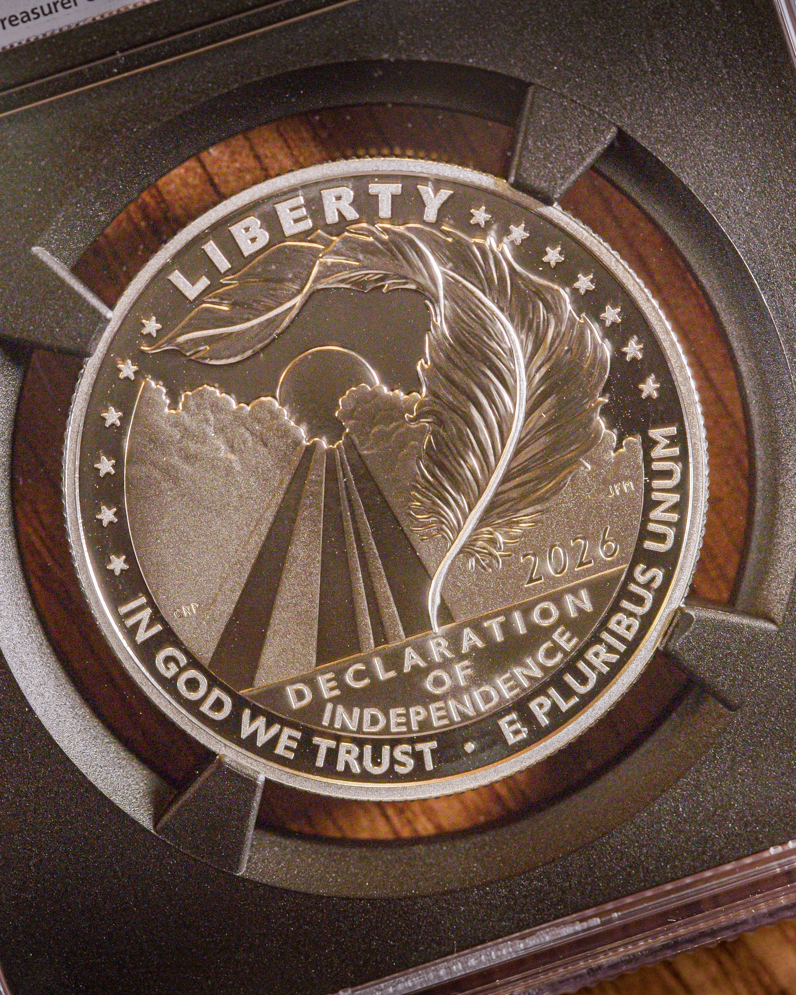 2026 1 oz Platinum Proof Declaration of Independence | NGC PR70 | Anna Cabral Autographed