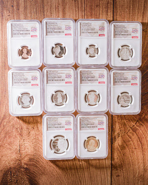 2026 USA Semiquincentennial 10-Piece Silver Proof Set | NGC PF70 Ultra Cameo First Day of Issue