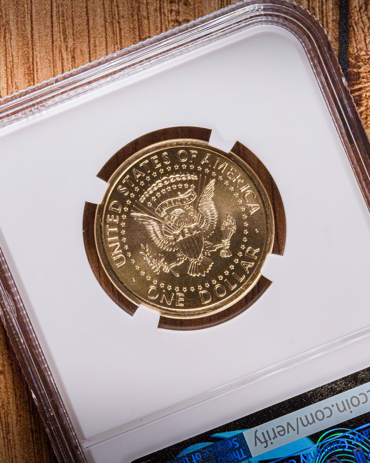 1776-2026 Semiquincentennial President Trump $1 | July 4th Privy | NGC Advanced Release Gem Uncirculated | Kenneth Bressett Autographed