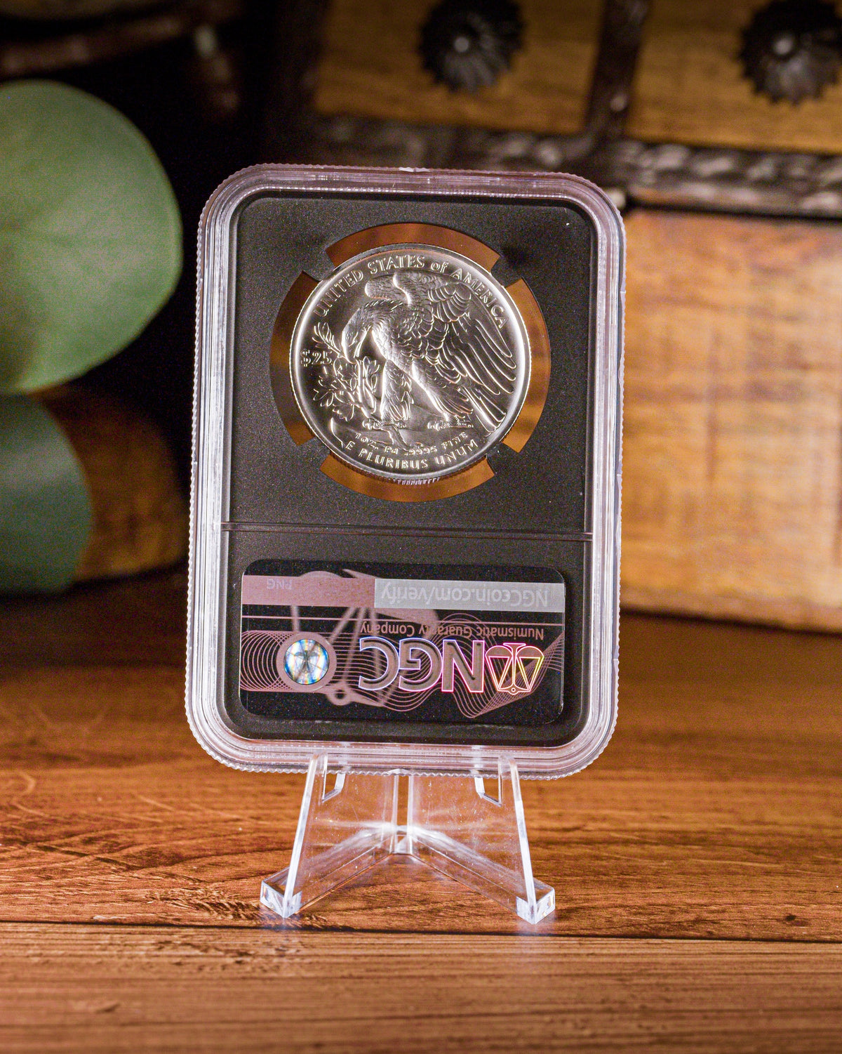 1776-2026-W High Relief Palladium Eagle | 250th Anniversary Liberty Bell Privy | NGC Advanced Release MS70 | Anna Cabral Autographed | Global Coin Series