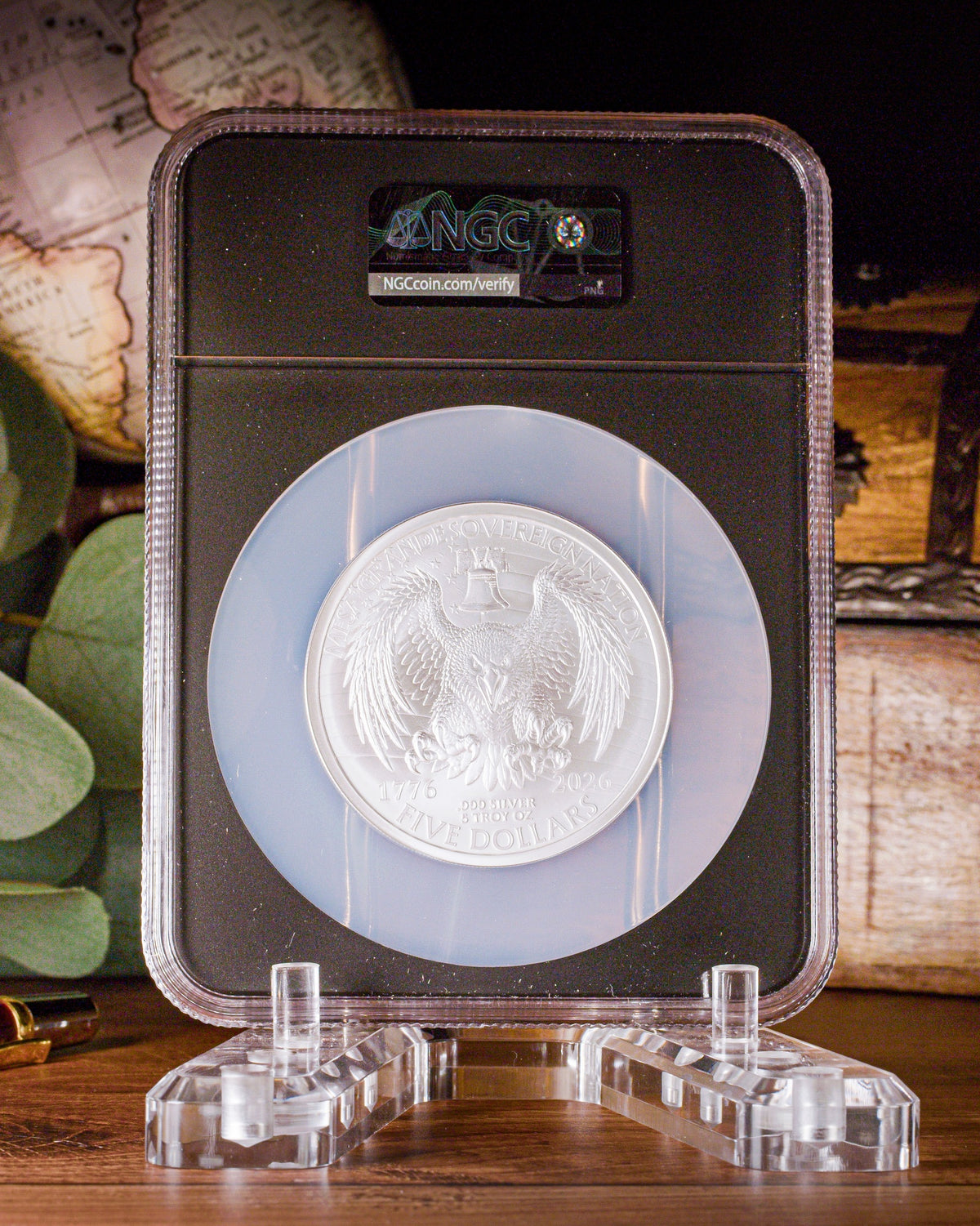 2026 5oz Silver September 11 25th Anniversary | NGC First Day of Issue Matte PF70 | Anna Cabral Autographed