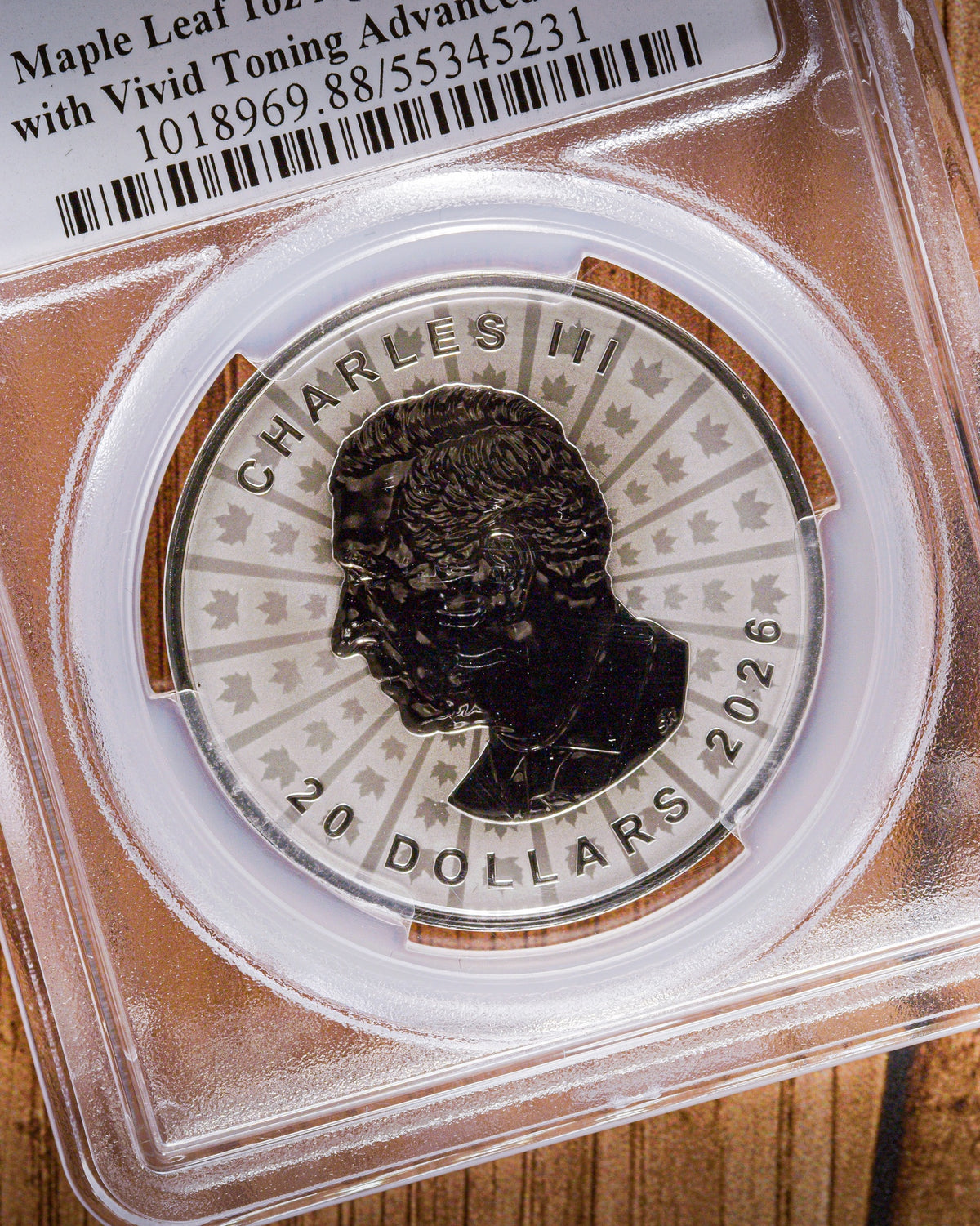 2026 Canada Ultra High Relief Silver Maple Leaf Colorized | PCGS Advanced Release Gem Proof | Steven Rosati Autographed