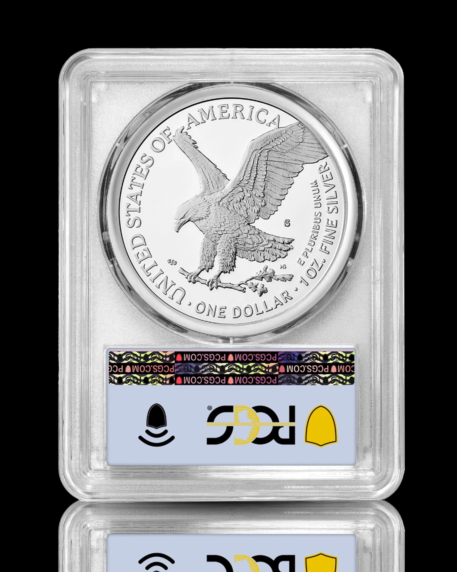2025-S American Silver Eagle | First Day of Issue PCGS Certified PR70 Deep Cameo
