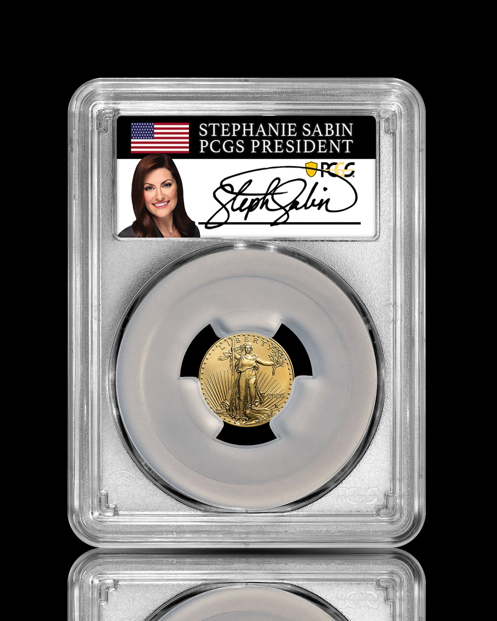 2026 $5 American Gold Eagle | MS70 First Day of Issue | Stephanie Sabin Autographed